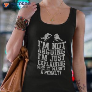 funny hockey tee shirt cool gag gift novelty graphic tank top 4