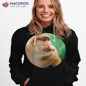 funny long nosed proboscis monkey shirt hoodie 1