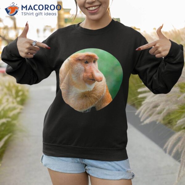 Funny Long Nosed Proboscis Monkey Shirt