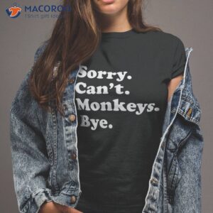 Funny Monkey Gift For Boys Or Girls Shirt