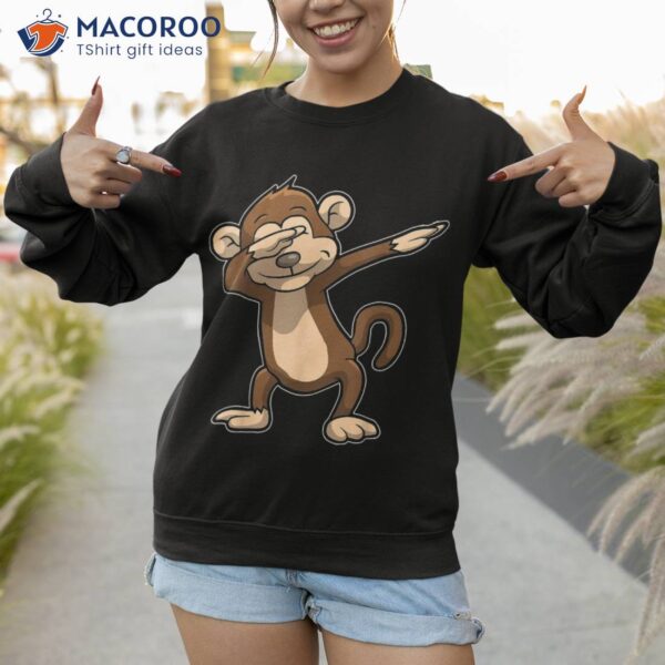 Funny Monkey Shirt Kids Gift For Birthday Tees