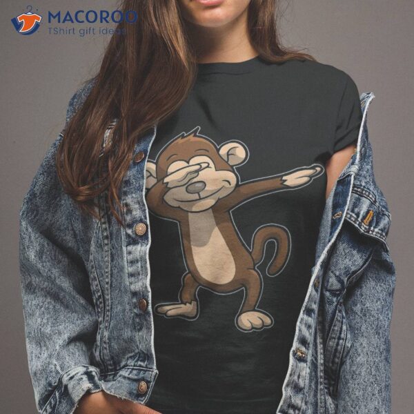 Funny Monkey Shirt Kids Gift For Birthday Tees