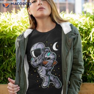 funny moonwalker playing with pigskin in the space shirt tshirt 4