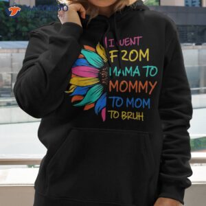 funny mothers day design i went from mama for wife and mom shirt hoodie 2