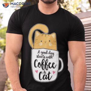 funny orange cat coffee mug lover shirt tshirt