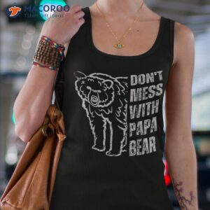 funny papa bear shirt don t mess with father s day tank top 4