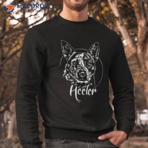 funny proud blue heeler dog gift t shirt tee breed sweatshirt