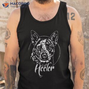 funny proud blue heeler dog gift t shirt tee breed tank top