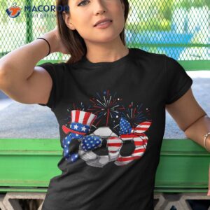 funny soccer balls american flag indepedence day s boys shirt tshirt 1