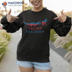 funny trump 2024 desantis alligator donkey florida shirt sweatshirt 1