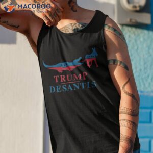 funny trump desantis 2024 america florida alligator donkey shirt tank top 1