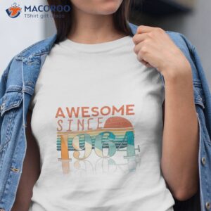 Funny Vintage 59th Birthday Awesome Since 1964 Anniversary Gift T-Shirt