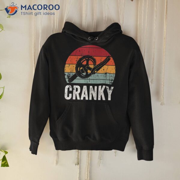 Funny Vintage Cranky Bike Bicycle Rider Cycling Lover Gift Shirt