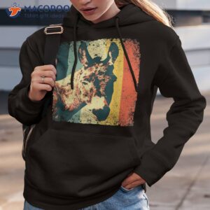 funny vintage donkey design for safari mule equine shirt hoodie 3