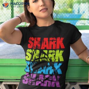 Funny Vintage Shark Design For Basking Goblin Lovers Shirt