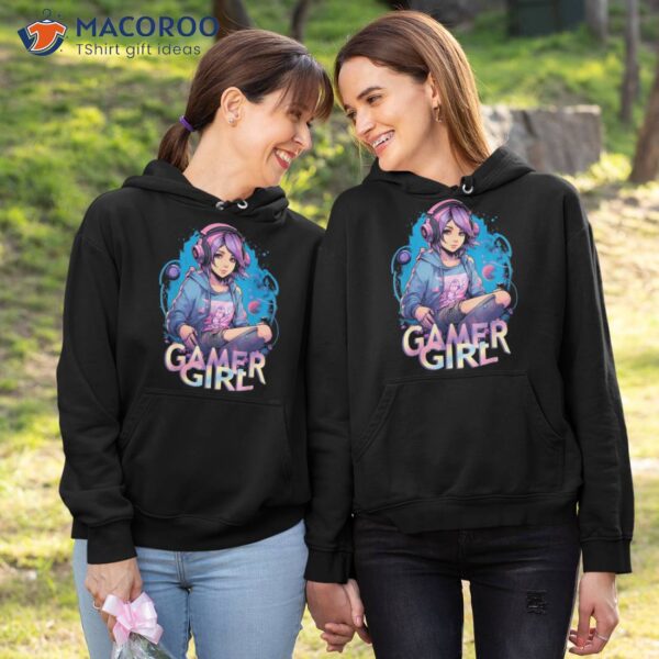 Gamer Girl Gaming Design Shirt