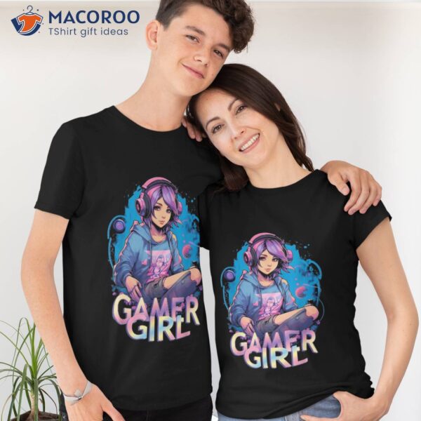 Gamer Girl Gaming Design Shirt