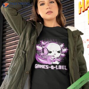 gamesolotl axolotl video gamer kawaii pastel goth anime shirt tshirt 2