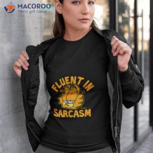 garfield fluent in sarcasm shirt tshirt 3