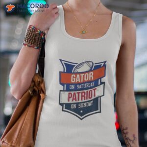 gator on saturday patriot on sunday gainesville shirt tank top 4