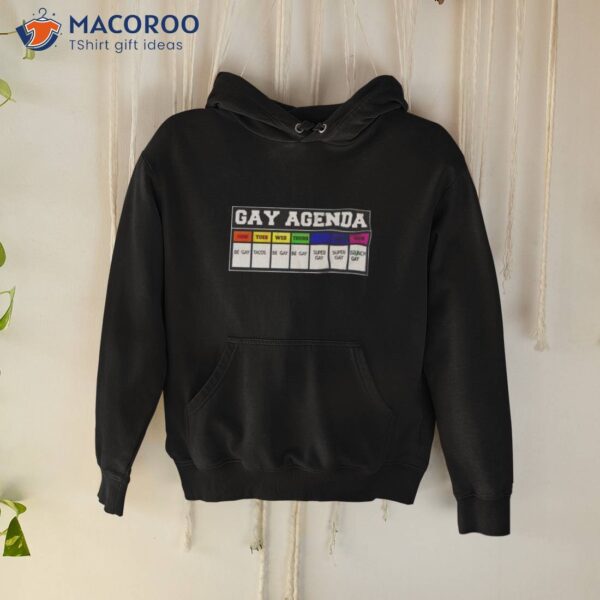 Gay Agenda Be Gay Tacos Brunch Shirt