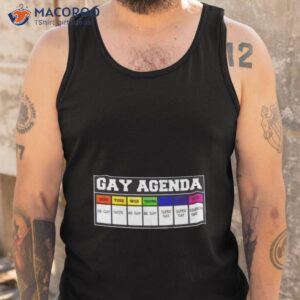 gay agenda be gay tacos brunch shirt tank top