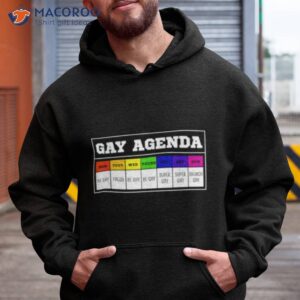 gay agenda shirt hoodie