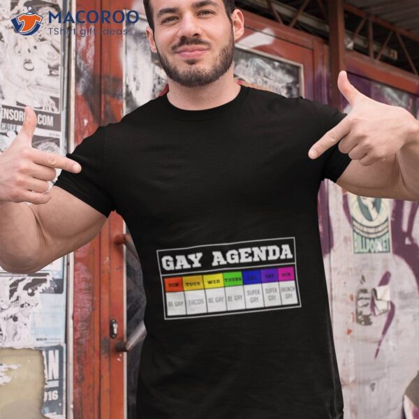 Gay Agenda Shirt