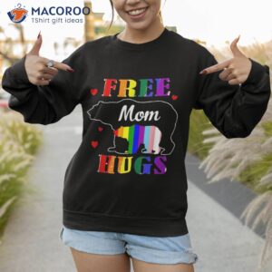 gay lgbt pride month mama bear for free mom hugs lgbtq shirt sweatshirt