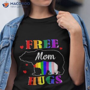 gay lgbt pride month mama bear for free mom hugs lgbtq shirt tshirt