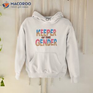 gender reveal party ice cream keeper of the gender shirt hoodie