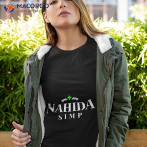 genshin impact nahida simp white design shirt tshirt 4