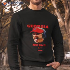 georgia bulldogs just did it again shirt sweatshirt