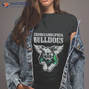 georgia delphia philadelphia eagles and georgia bulldogs shirt tshirt 2