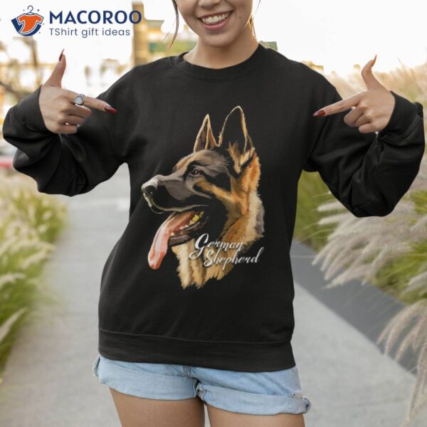 German Shepherd Sharp Dog Shirt Dogs Tee Gifts