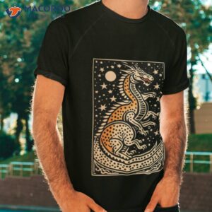 get lost dragon in space art shirt tshirt