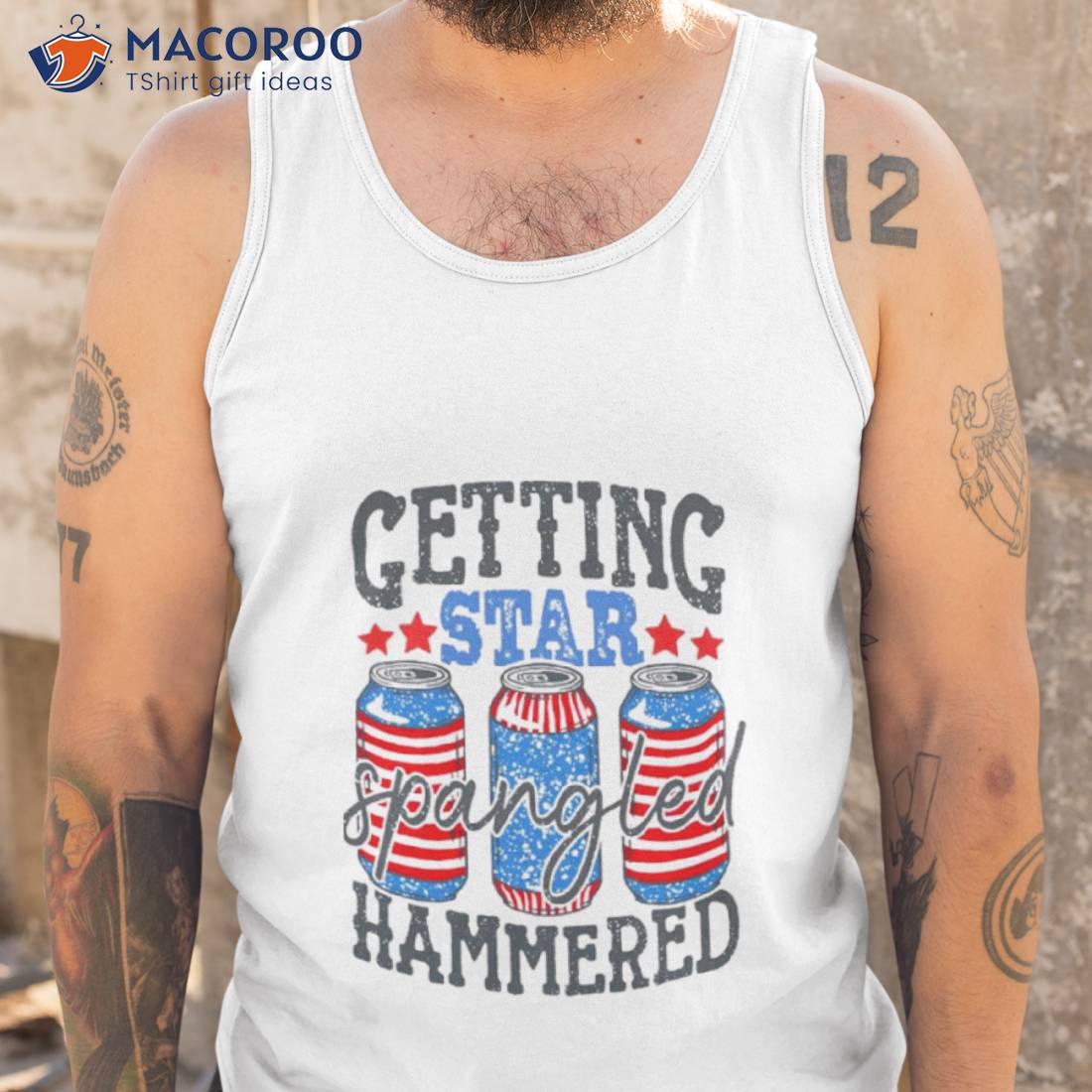 Getting Star Spangled Hammered Funny 4th Of July Shirt, 4Th July Gift Ideas