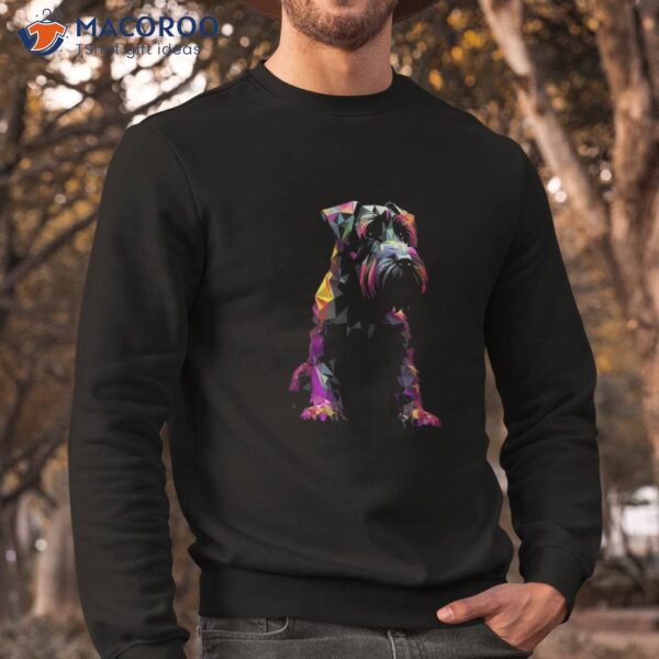 Giant Schnauzer Puppy Dog Pop Art Shirt