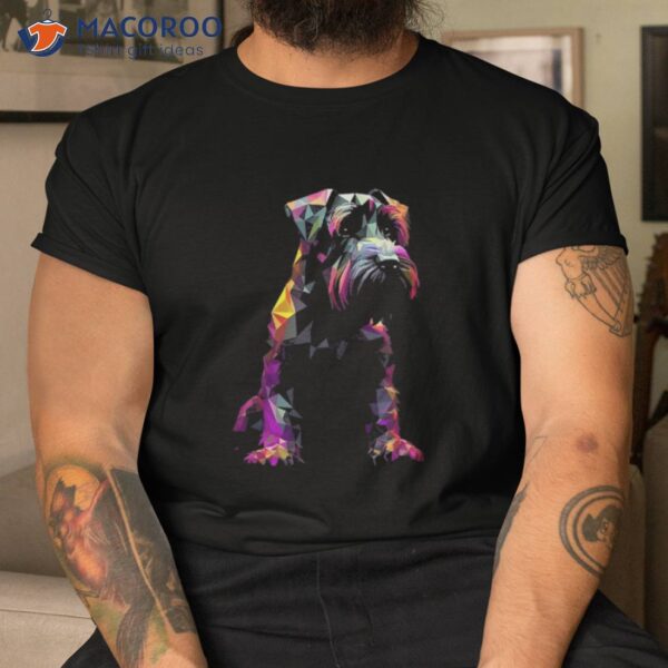 Giant Schnauzer Puppy Dog Pop Art Shirt