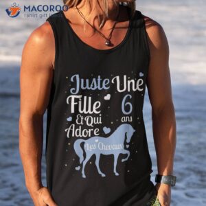 gift for girls 6 years old horse riding woman rider shirt tank top