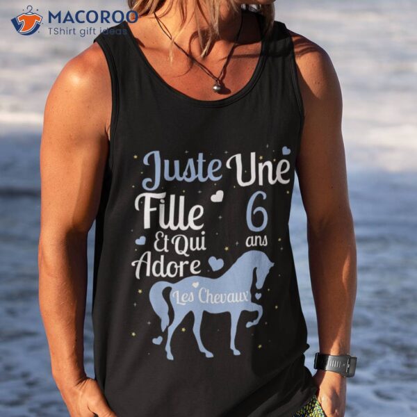 Gift For Girls 6 Years Old Horse Riding Woman Rider Shirt