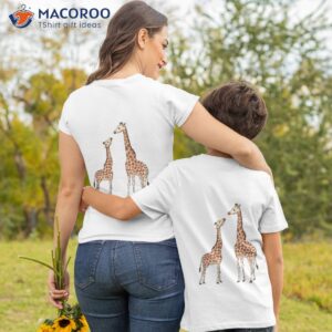 giraffe mother and baby t shirt tshirt 2