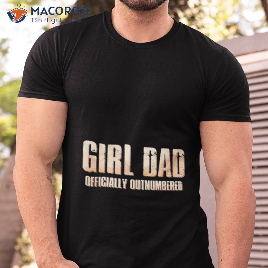 Girl Dad Officially Outnumbered Shirt - Bring Your Ideas, Thoughts