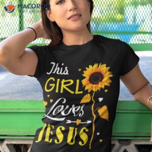 girl loves jesus cute christian faith religious shirt tshirt 1