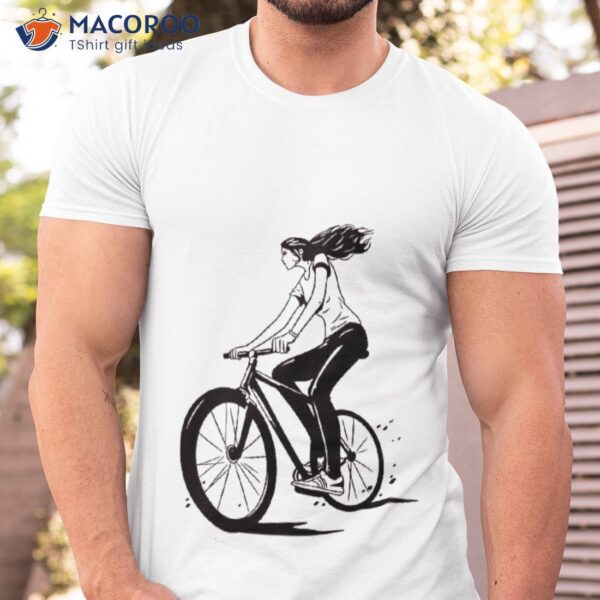 Girl On A Bike Cool Shirt