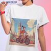 Girl On Bicycle In Westminster London Shirt