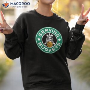 girls basketball funny logo serving buckets great teen shirt sweatshirt 2