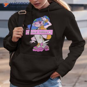 girls power cute anime girl fierce and confident female shirt hoodie 3