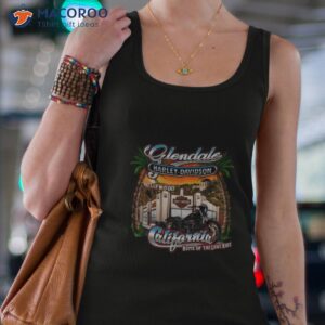 glendale harley davidson hollywood california home of the love ride shirt tank top 4