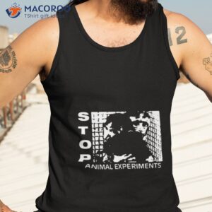 go vegan stop animal experiments shirt tank top 3